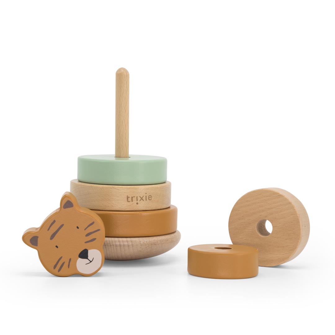 Wooden stacking toy - Mr. Tiger 